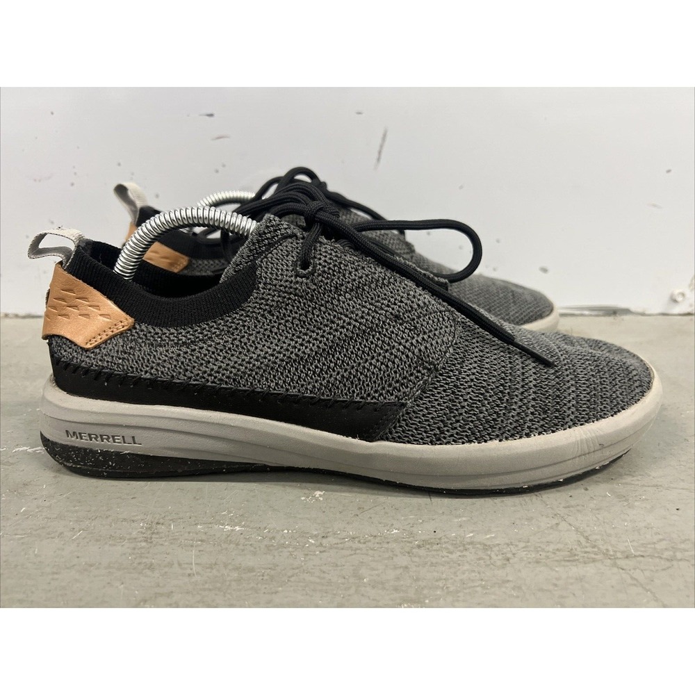 Merrell Men's Gridway Knit Lace Up Low Top Sneaker Shoes‎ Black Size 8